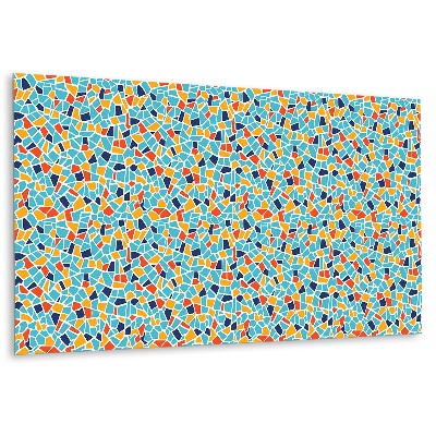 Revestimento de parede mosaico colorido