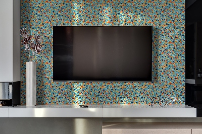 Revestimento de parede mosaico colorido
