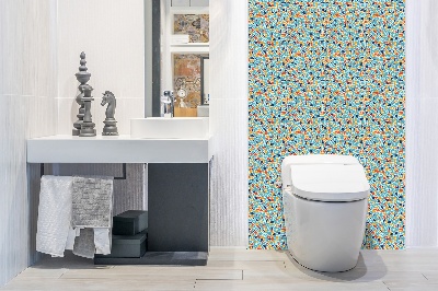 Revestimento de parede mosaico colorido