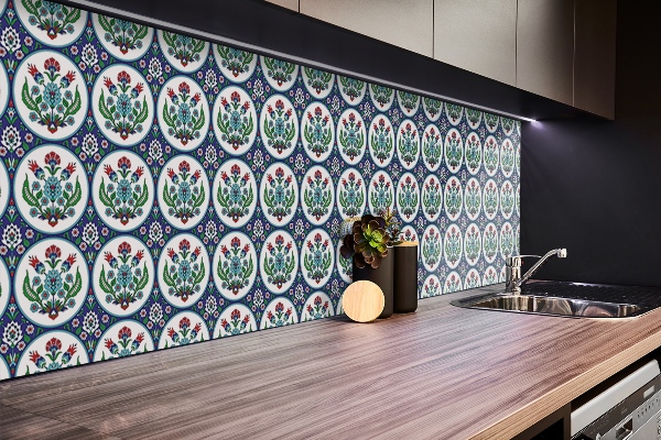 Revestimento de parede em pvc tulipas turcas