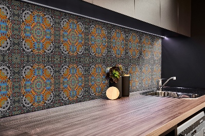 Revestimento parede cozinha moderna Padrão oriental