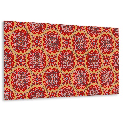 Revestimento de parede em pvc Painel de piso com padrão floral árabe