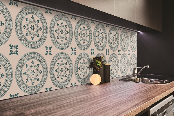 Revestimento de parede em pvc motivo oriental