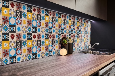 Revestimento parede cozinha moderna mosaico oriental
