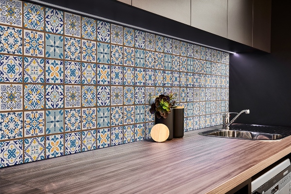 Revestimento parede cozinha moderna Patchwork árabe