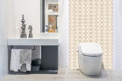 Revestimento de parede em pvc Linhas douradas