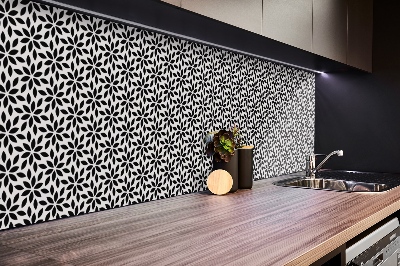 Revestimento parede cozinha moderna Padrão floral