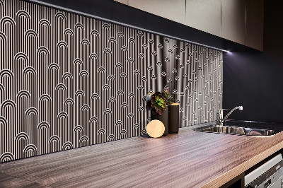 Revestimento parede cozinha moderna Linhas abstratas