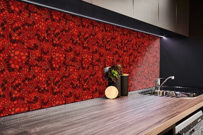 Revestimento parede cozinha moderna Camuflagem hexagonal