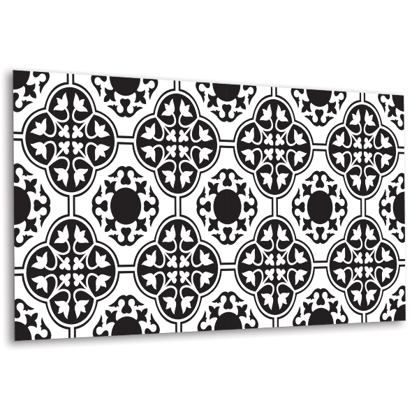 Revestimento de parede ornamento floral