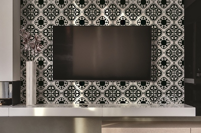 Revestimento de parede ornamento floral