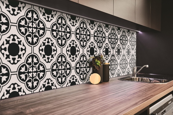 Revestimento de parede ornamento floral