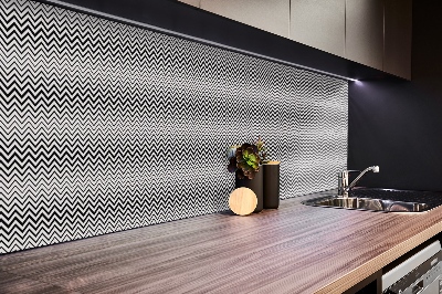 Revestimento parede cozinha moderna Padrão decorativo em espinha de peixe