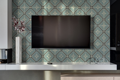 Revestimento parede cozinha moderna ornamento real