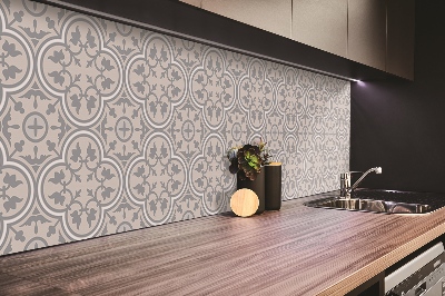Revestimento parede cozinha moderna Padrão floral
