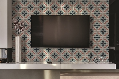 Revestimento de parede em pvc Padrão floral