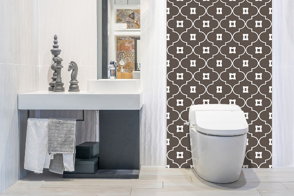 Revestimento de parede em pvc motivo oriental
