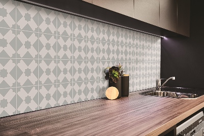 Revestimento parede cozinha moderna Patchwork geométrico