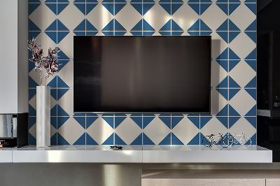 Revestimento de parede Suporte decorativo para TV Losango