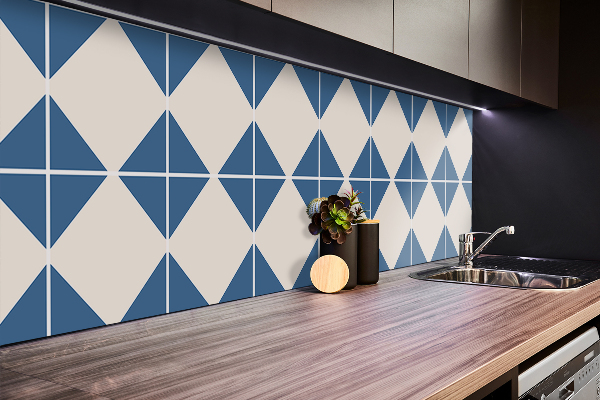 Revestimento de parede Suporte decorativo para TV Losango