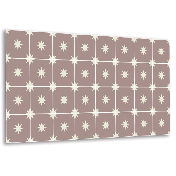 Revestimento de parede em pvc Quadrados e estrelas