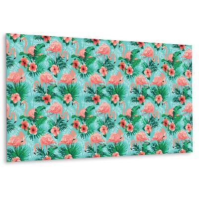 Revestimento de parede em pvc Flamingos