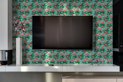 Revestimento de parede em pvc Flamingos