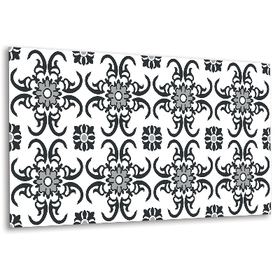 Revestimento parede cozinha moderna ornamento árabe