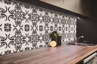 Revestimento parede cozinha moderna ornamento árabe