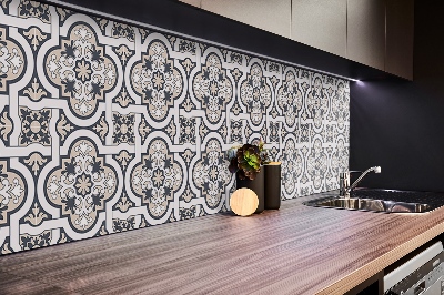 Revestimento de parede em pvc ornamento frondoso