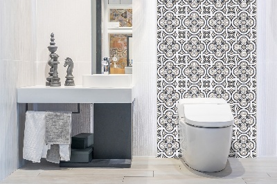 Revestimento de parede em pvc ornamento frondoso