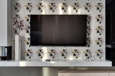 Revestimento de parede Painel de piso triangular geométrico
