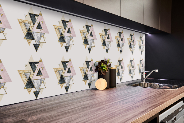 Revestimento de parede Painel de piso triangular geométrico
