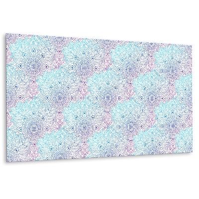 Revestimento de parede em pvc mandala árabe