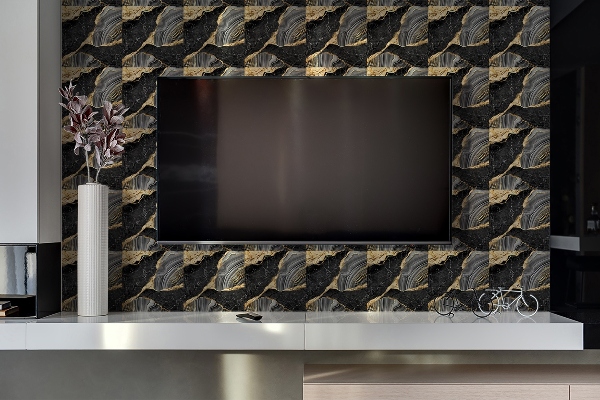 Revestimento de parede em pvc Mosaico de mármore