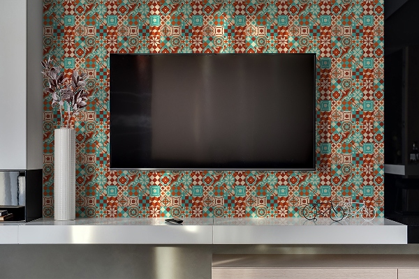Revestimento de parede em pvc Mosaico tradicional