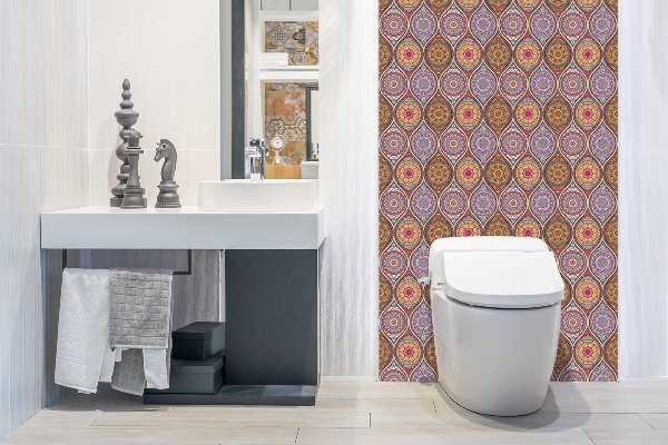 Revestimento de parede em pvc Mandala Decorativa Linda