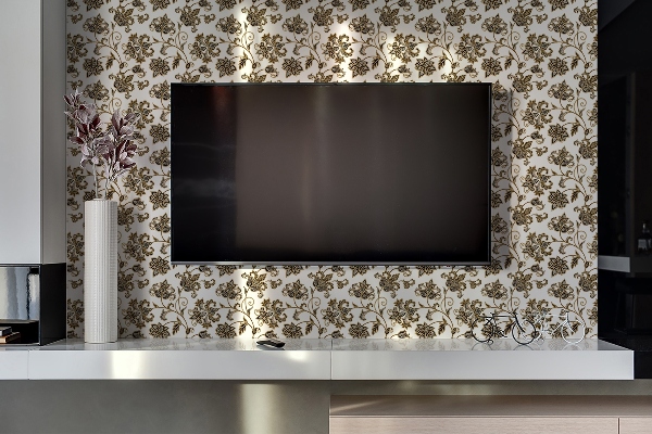 Revestimento de parede ornamento floral