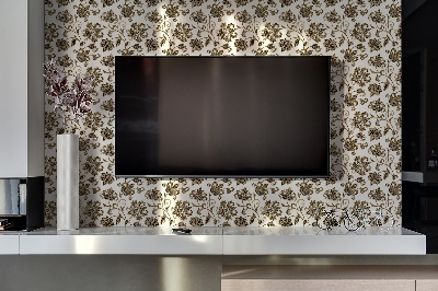 Revestimento de parede ornamento floral