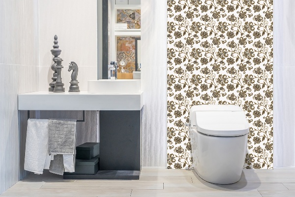 Revestimento de parede ornamento floral