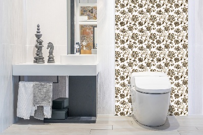 Revestimento de parede ornamento floral