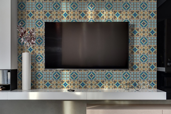 Revestimento de parede em pvc Padrão decorativo