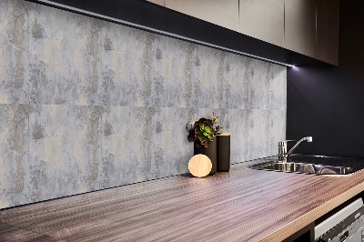 Revestimento parede cozinha moderna Velho muro de concreto