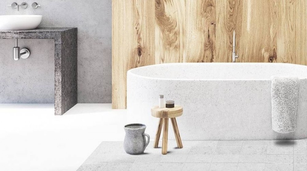 tapetes de vinil para banheiro