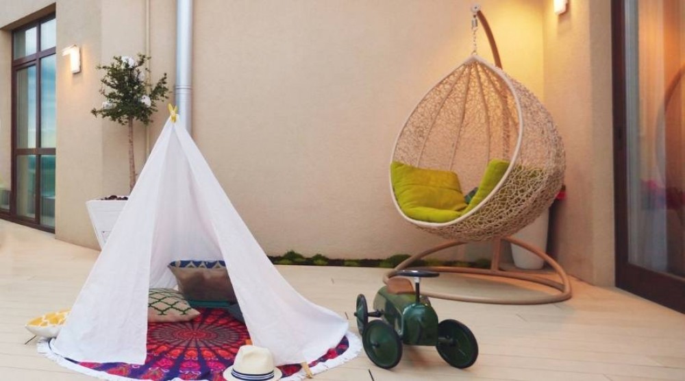 Como arrumar uma varanda para uma criança?