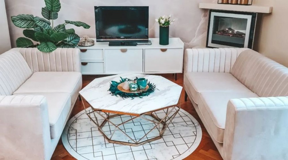 Tapete redondo ou retangular?