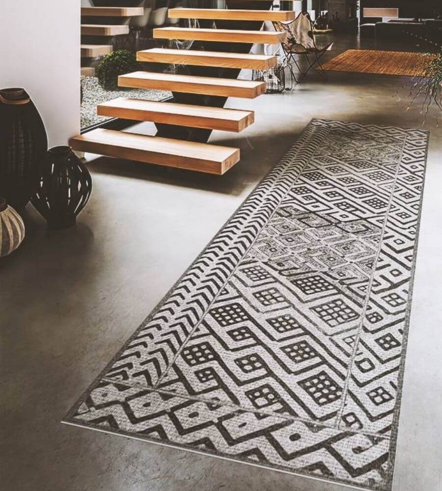 formas de tapetes para o corredor
