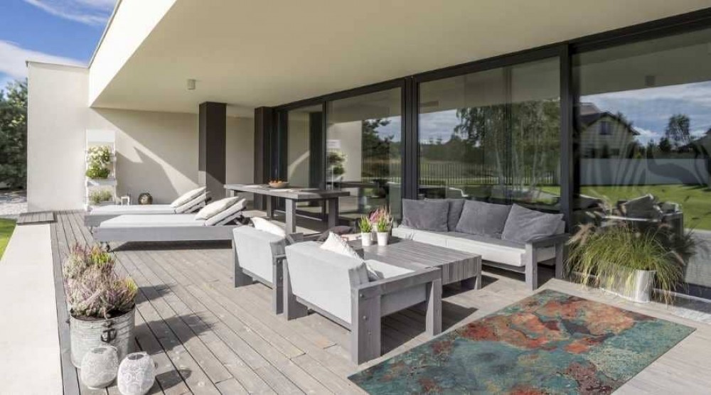 como organizar um terraço